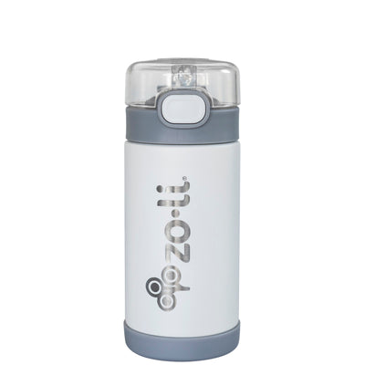 Insulated Straw Drink Bottle - White | ZoLi