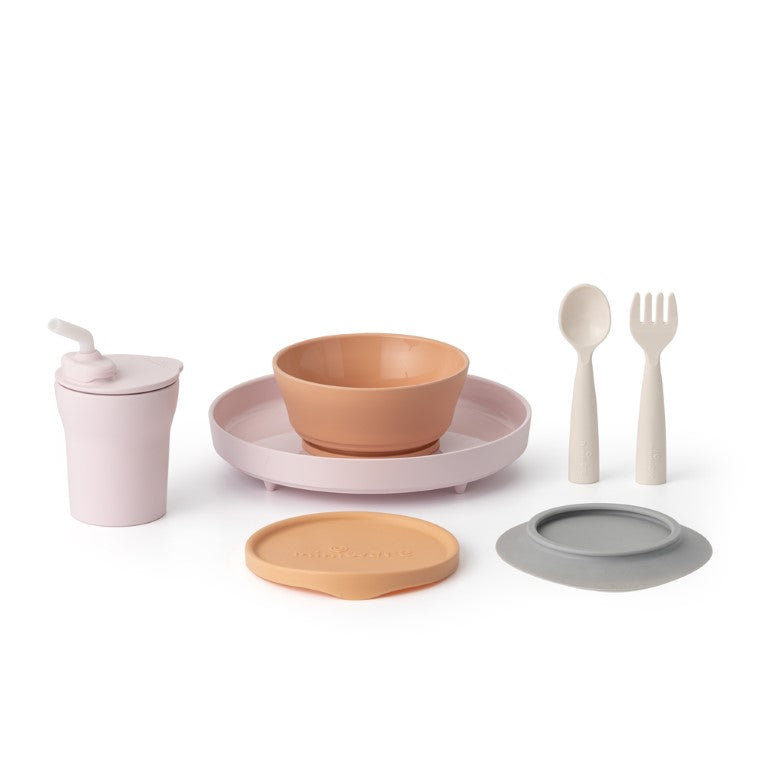 Little Foodie All-in-one Feeding Set Little Patissier - Cotton Candy/ Toffee | Miniware