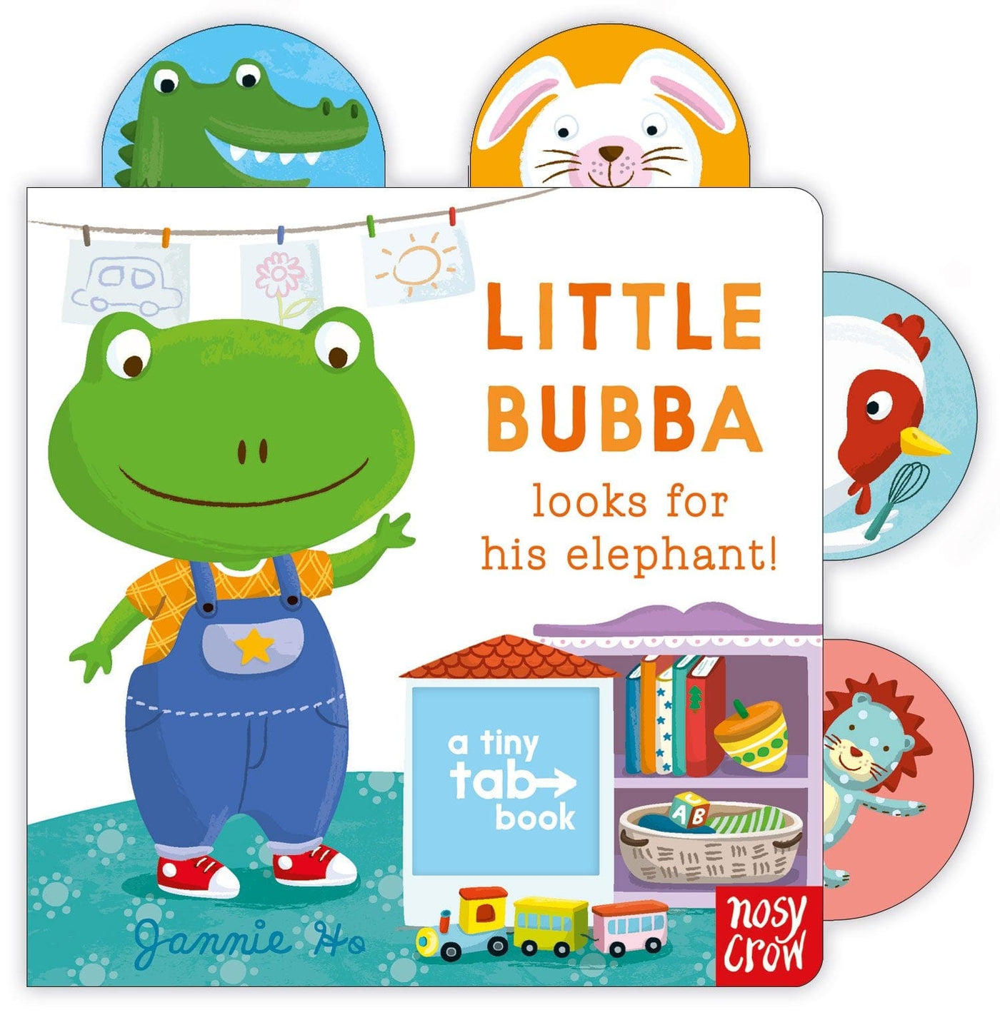 Tiny Tabs: Little Bubba Looks for his Elephant - Board Book | Nosy Crow by Nosy Crow Book