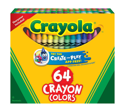 Crayons, 64 Count | Crayola