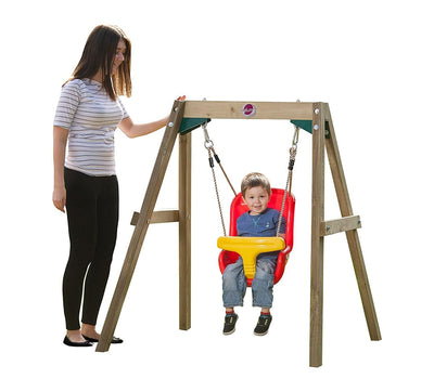 Wooden Baby Swing Set | Plum® by Plum, UK Indoor & Outdoor Play Equipments