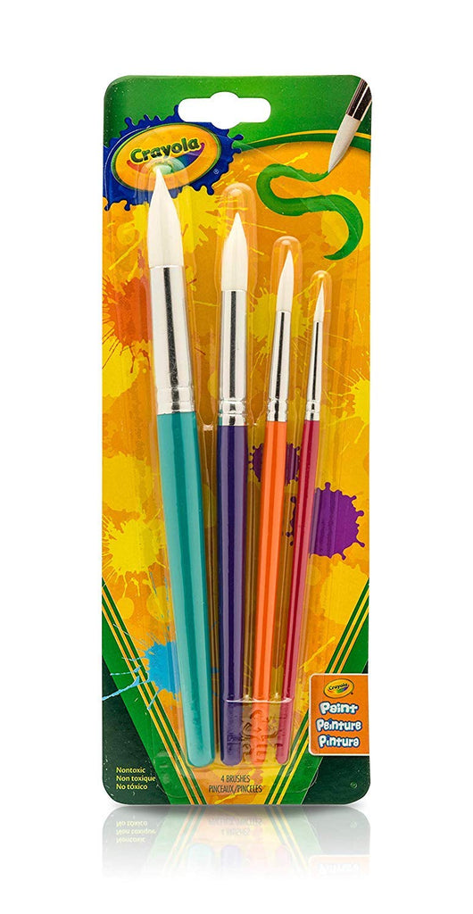 Big Paint Brushes- Round, 4 Count | Crayola
