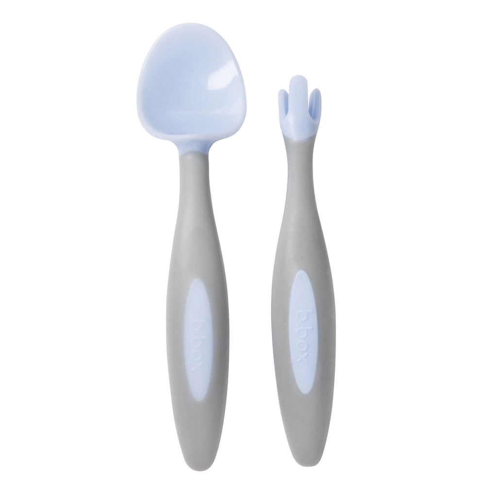 Fork & Spoon: Cutlery Set - Blue | b.box