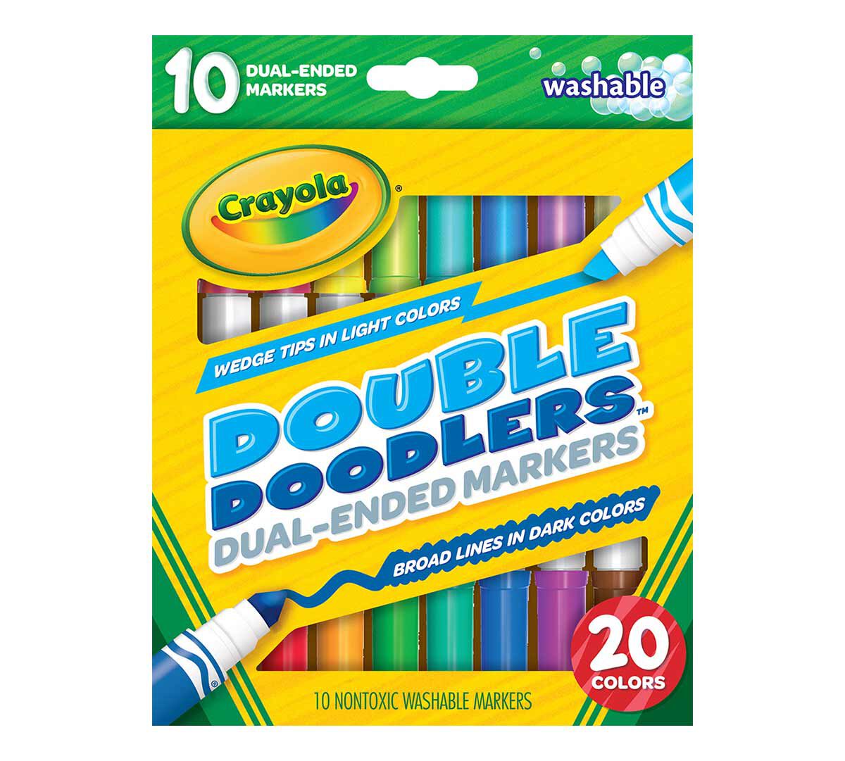 Vivid Crayola Double Ended Markers Image in HD Vivid Crayola Double Ended Markers Image in HD