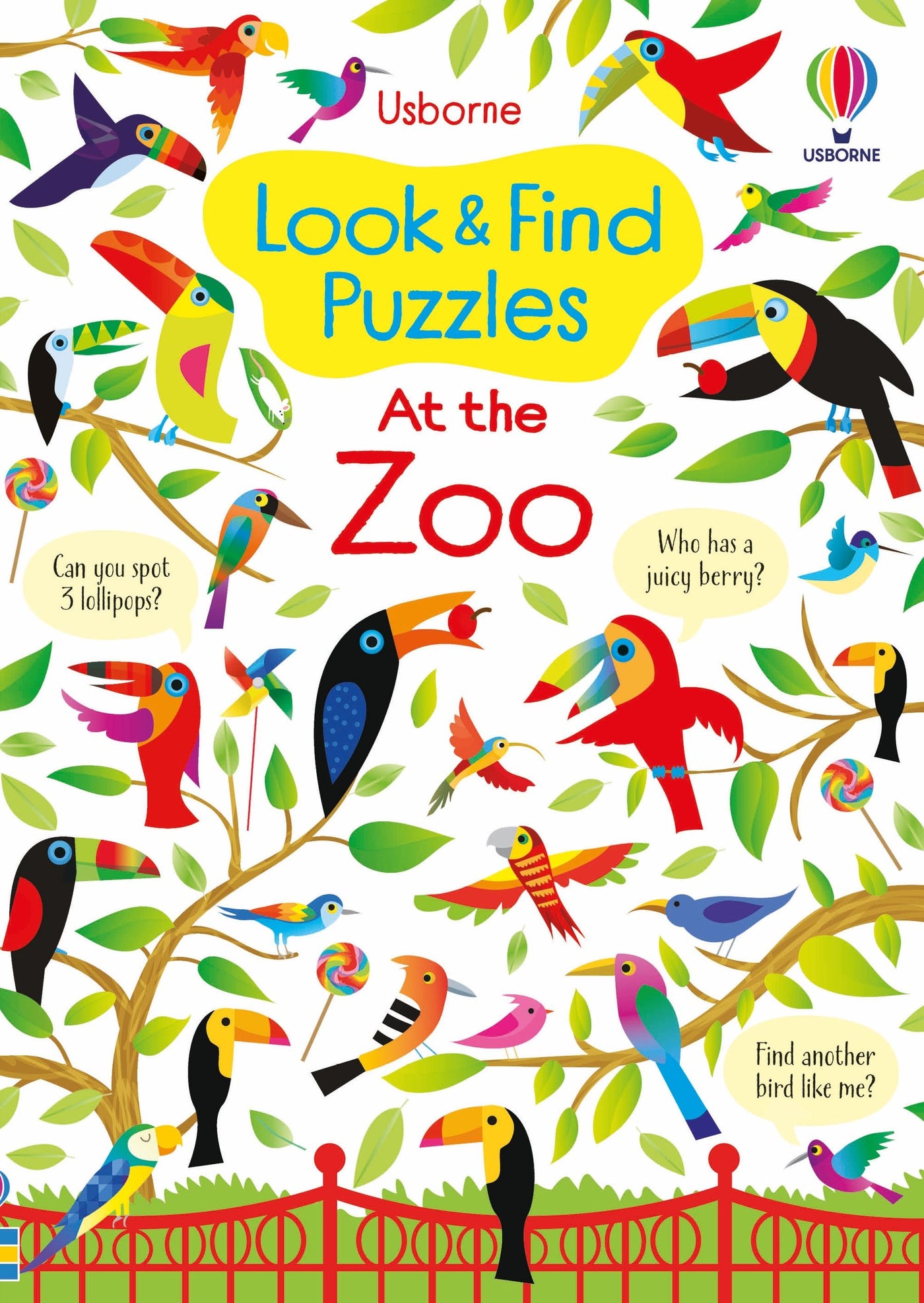 Look and Find Puzzles At the Zoo - Paperback | Usborne
