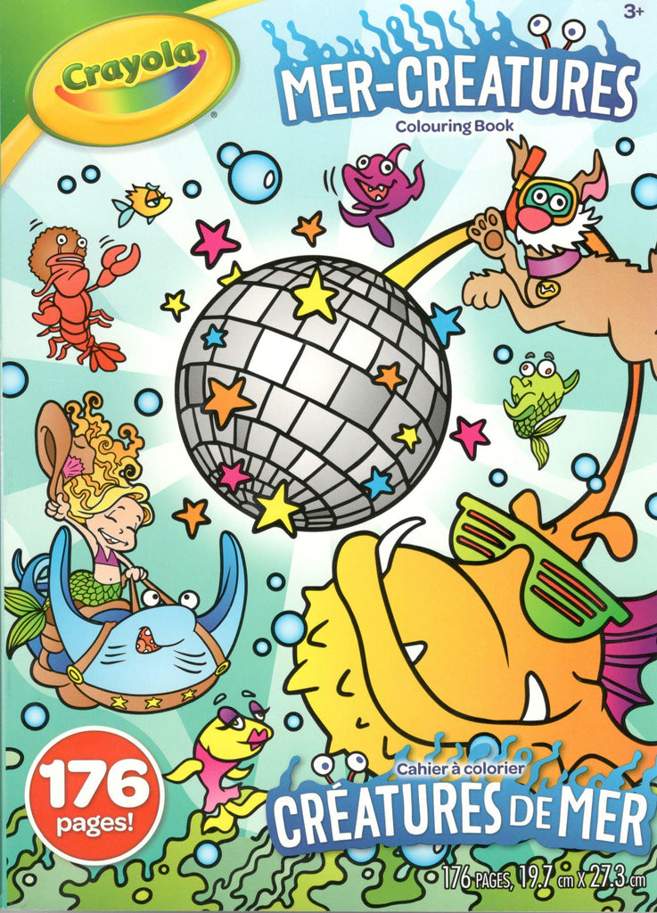 Mer-Creatures Colouring Book - Paperback | Crayola