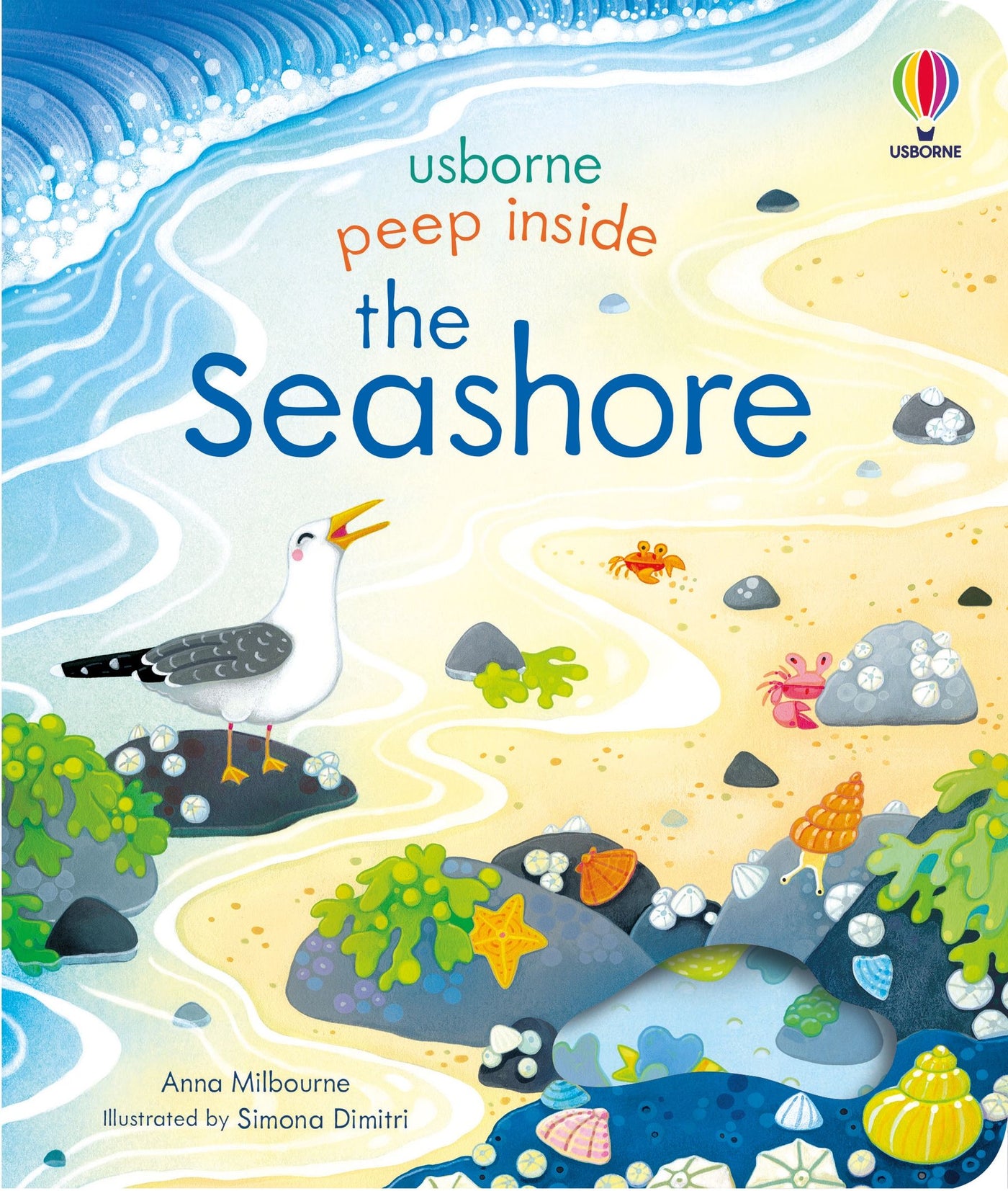 Peep Inside the Seashore - Board Book | Usborne Books
