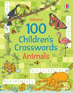 100 Children's Crosswords Animal - Paperback | Usborne