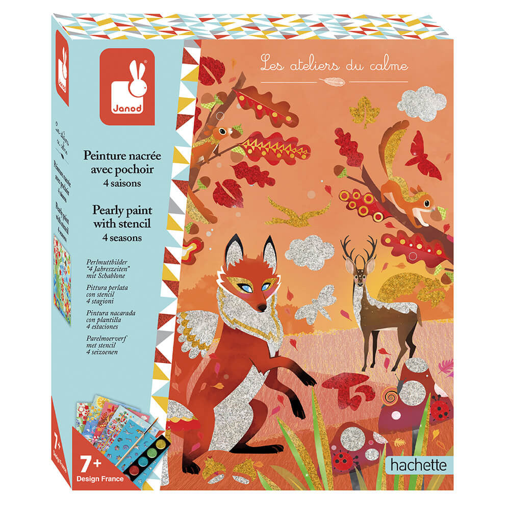 Pearly Paint With Stencil 4 Season | Janod