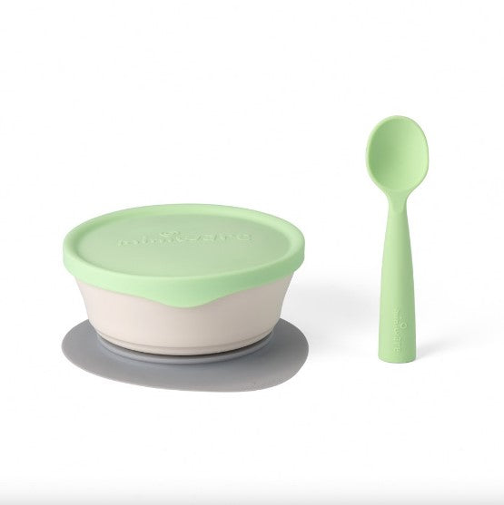 First Bite Feeding Set - Vanilla Green | Miniware