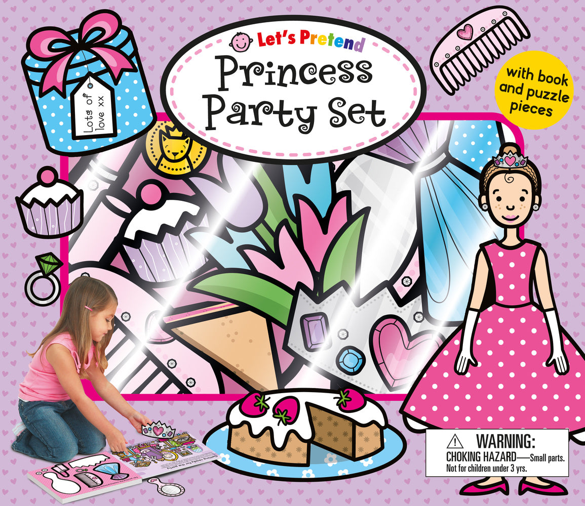 Let's Pretend Princess Party Set - Board Book | Priddy Books