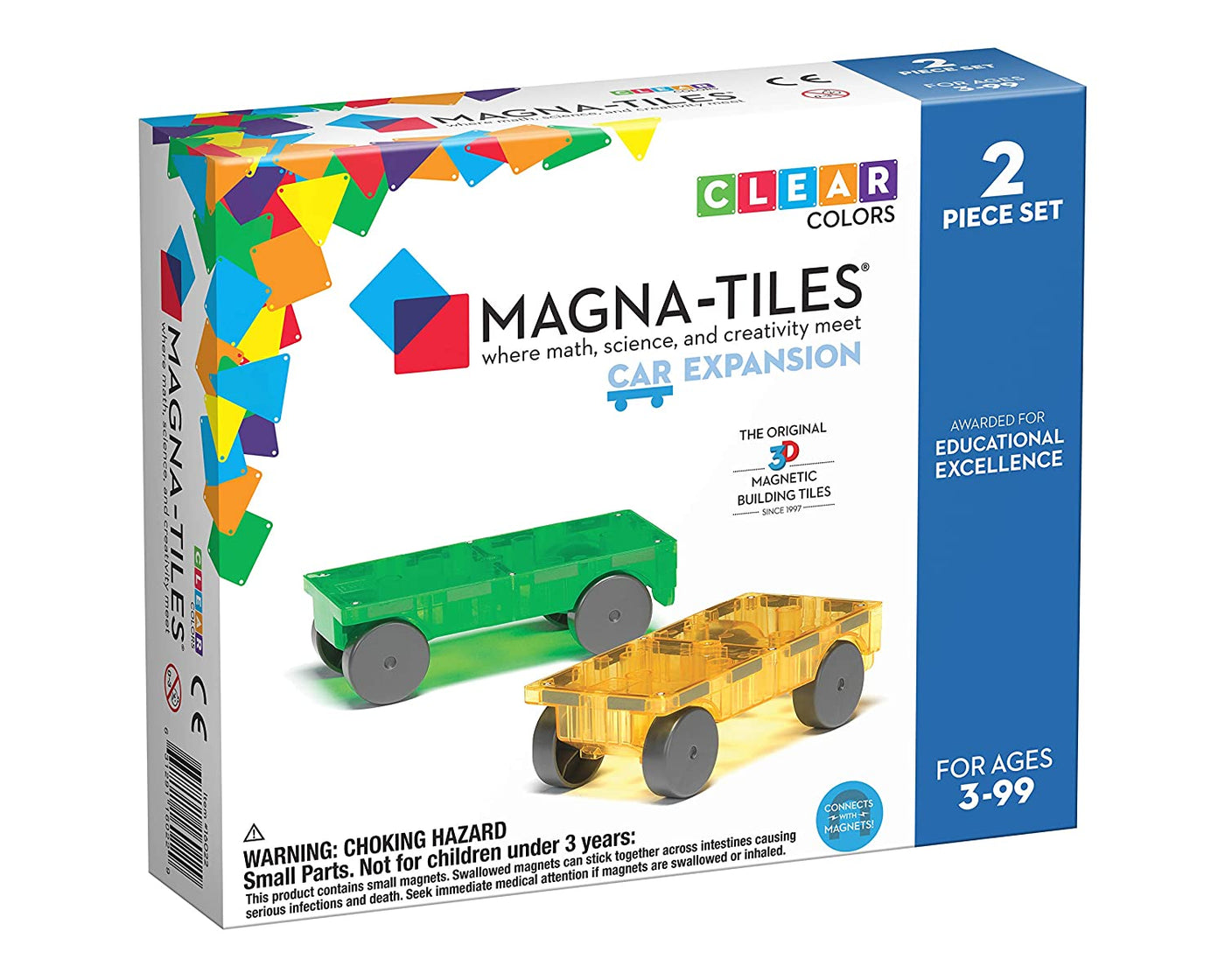 Car Expansion Set 2-Piece | Magna-Tiles®