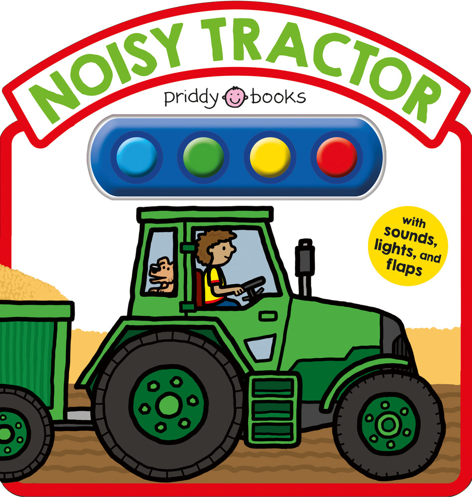 Noisy Tractor Sound Book - Board Book | Priddy Book