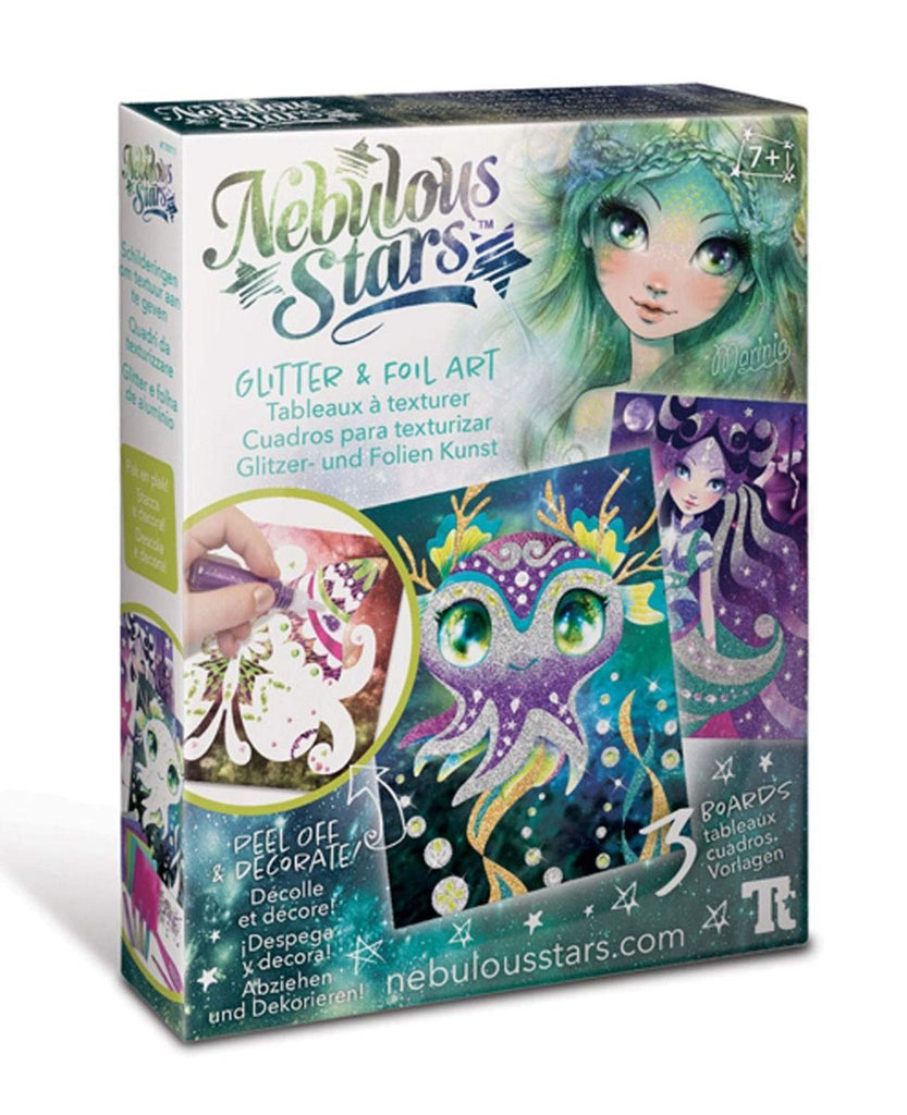Glitter & Foil Art | Nebulous Stars