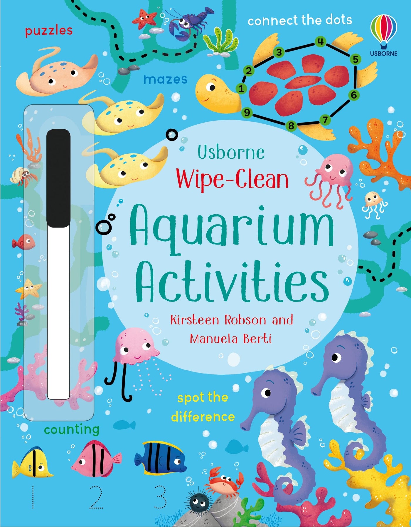 Aquarium Activities - Wipe-Clean - Paperback | Usborne