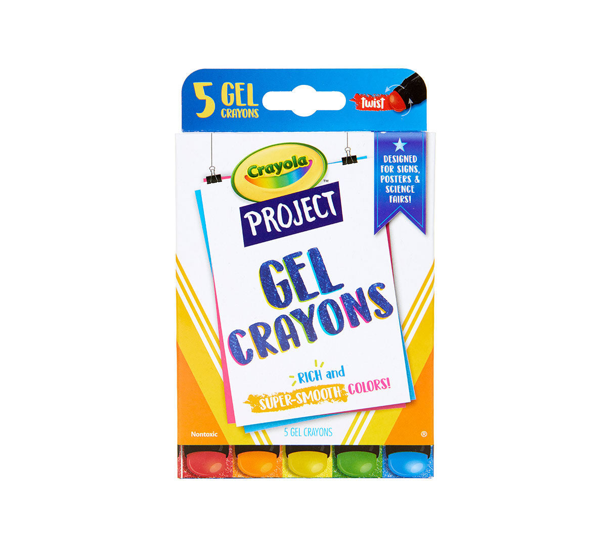 Gel Crayons, 5 Count | Crayola