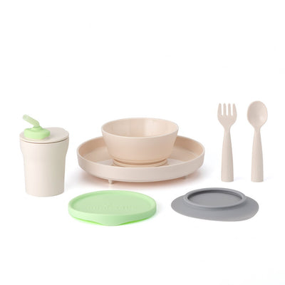 Little Foodie Feeding Set - Vanilla Green | Miniware
