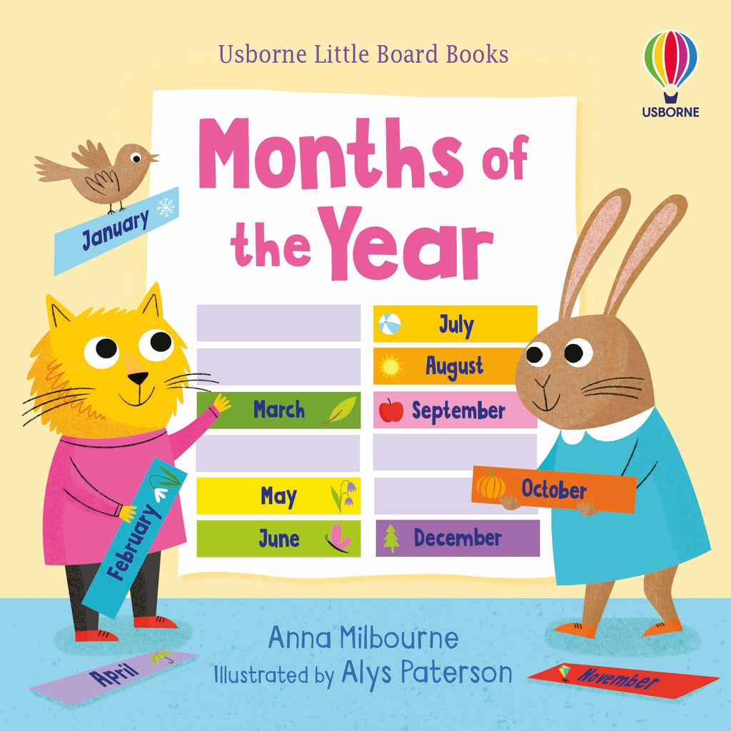 Months of the Year: Little Board Books | Usborne Books