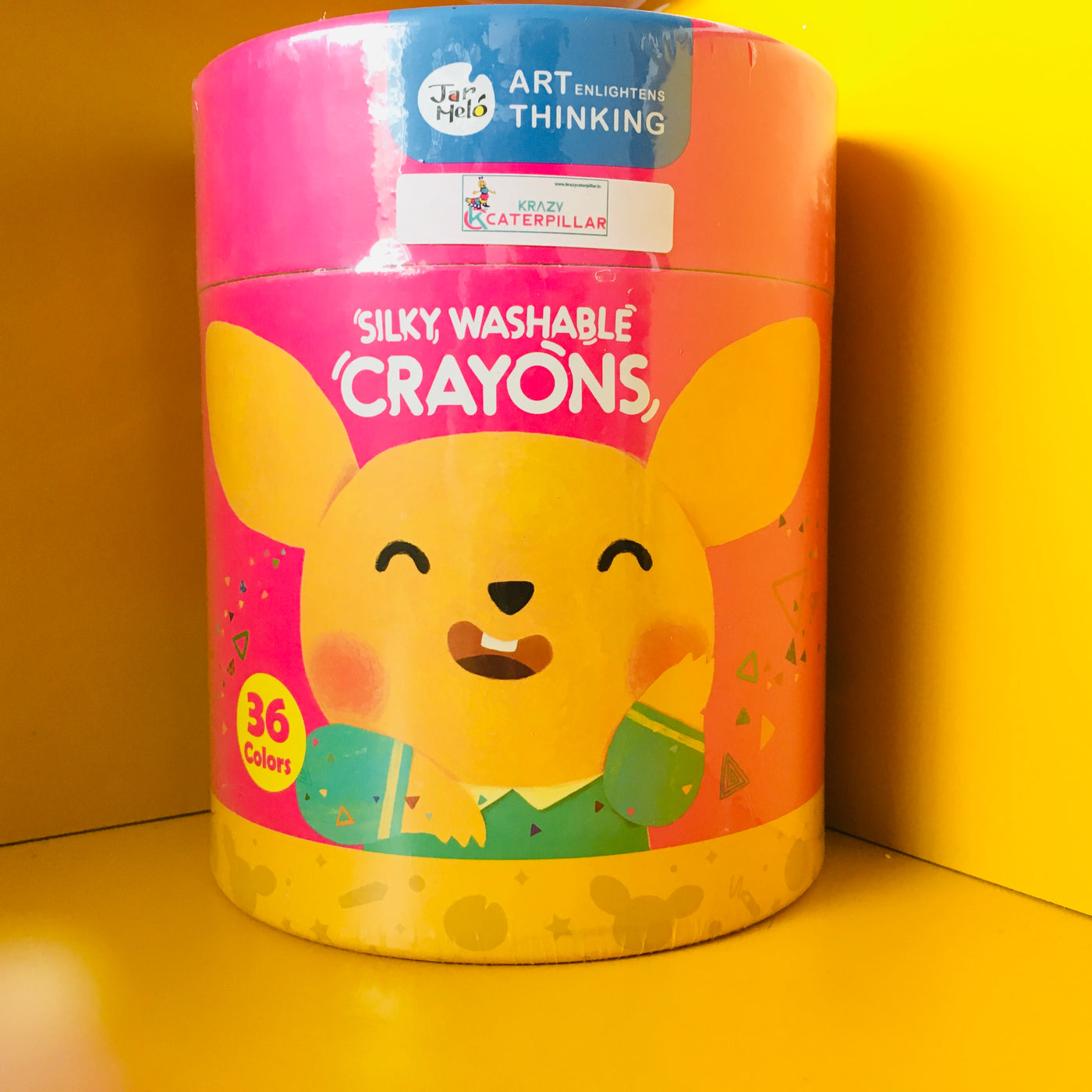 Silky Washable Crayons - 36 Colors | Jar Melo