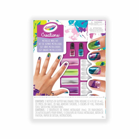 Creations Metallic Nail Kit | Crayola