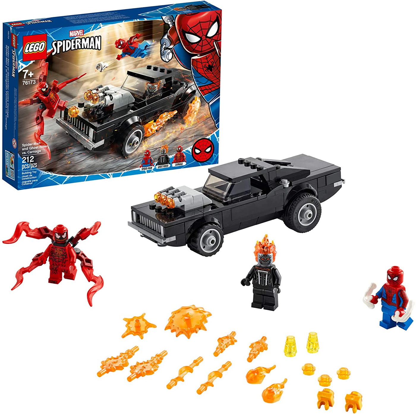 Spider-Man and Ghost Rider vs. Carnage, 76173 | LEGO® Marvel