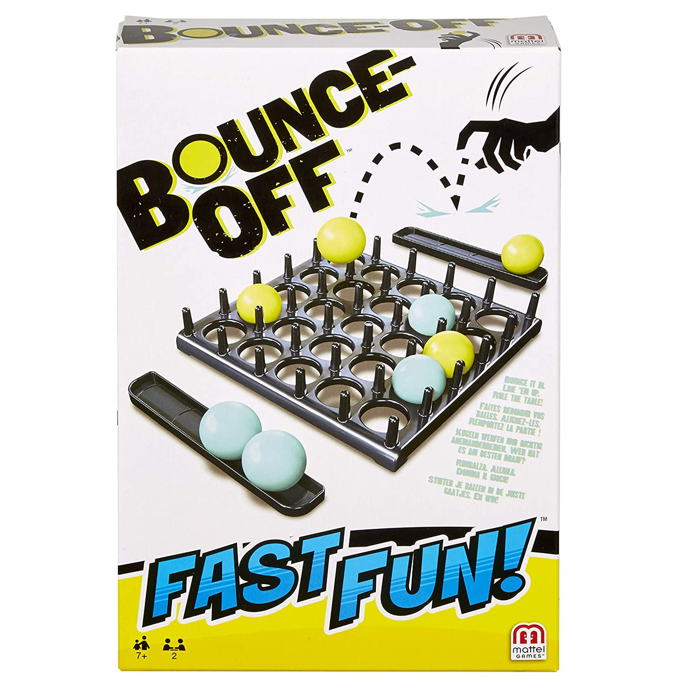 Bounce Off- Fast Fun (Bounce It In, Line'em Up, Rule The Table) | Mattel Games