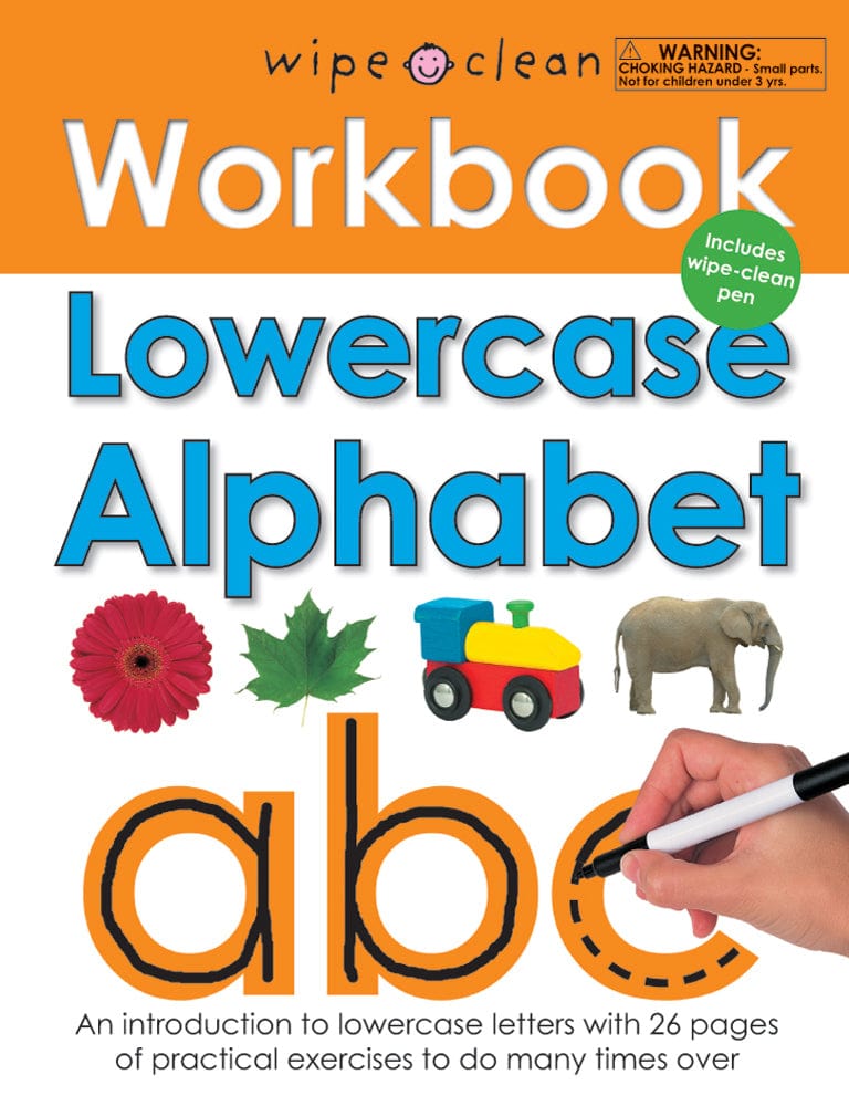 Workbook Lowercase Alphabet: Wipe Clean - Spiral Bound | Priddy Books by Priddy Books Book