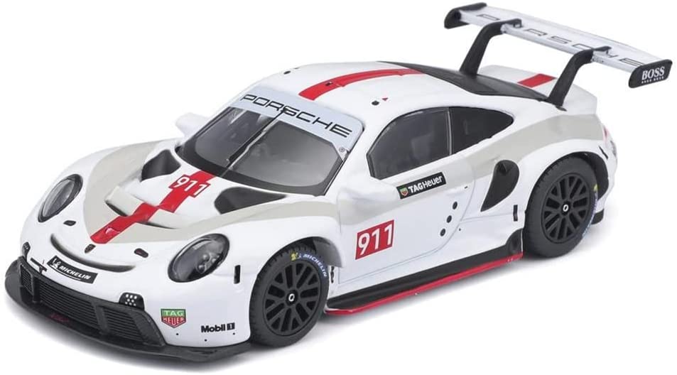 Porsche 911 RSR: Die-Cast Scale Model 1:43 - White | Bburago