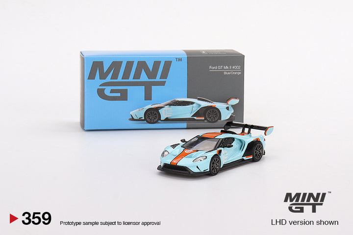 フォード GT Mk II #002 (ブルー/オレンジ) チェイスカー Amazon | MINI GT MiJo 限定 フォード GT Mk II #002 (ブルー