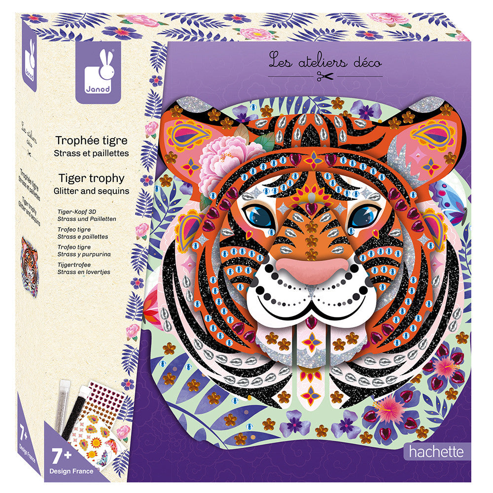 Tiger Trophy Glitter And Sequins | Janod