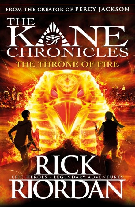The Throne of Fire (The Kane Chronicles Book 2) - Paperback | Rick Riordan by Penguin Random House Book