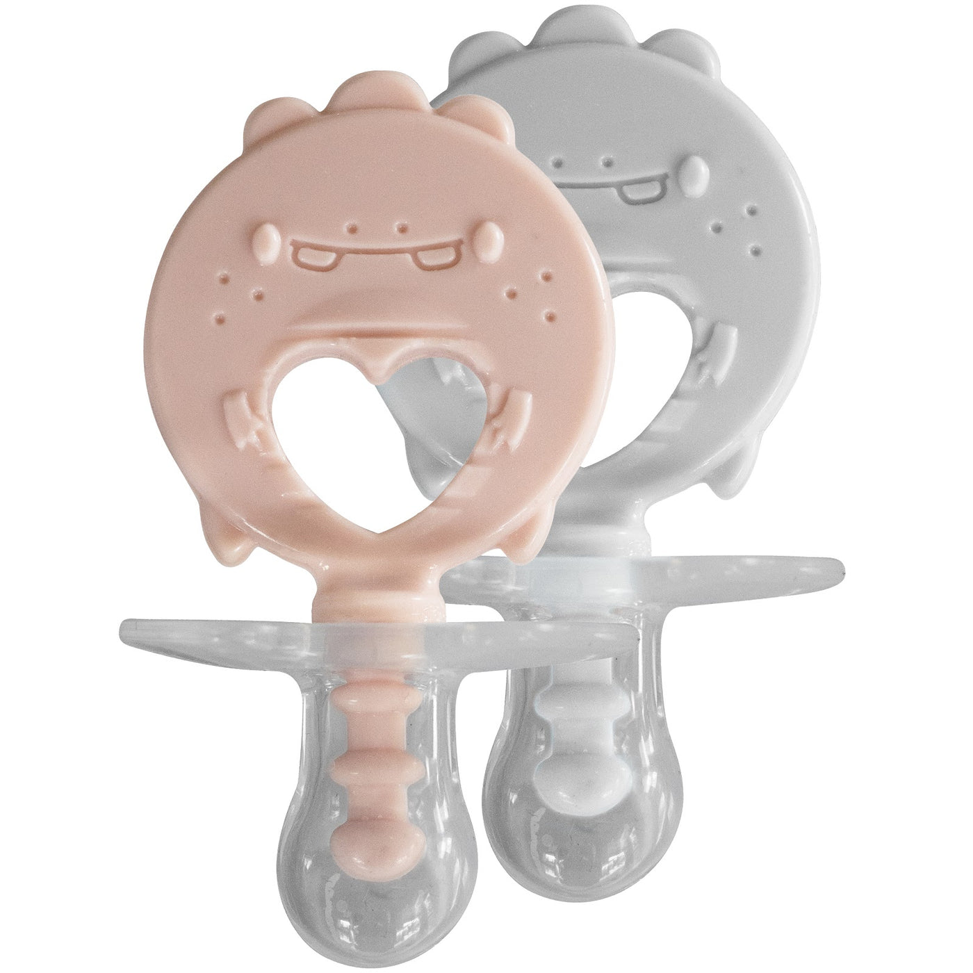 BINKI.T Paci Teether Dino - Pink 2pc | ZoLi