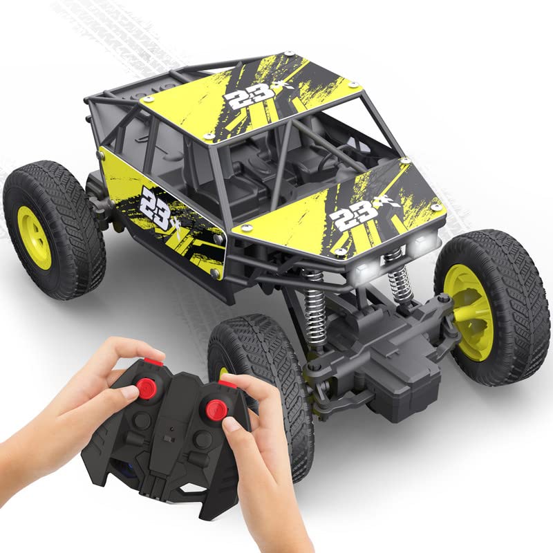 All Terrain Vehicle Remote Car with Nitro Boost-Cadmium Yellow (1:20 Scale) | Mirana