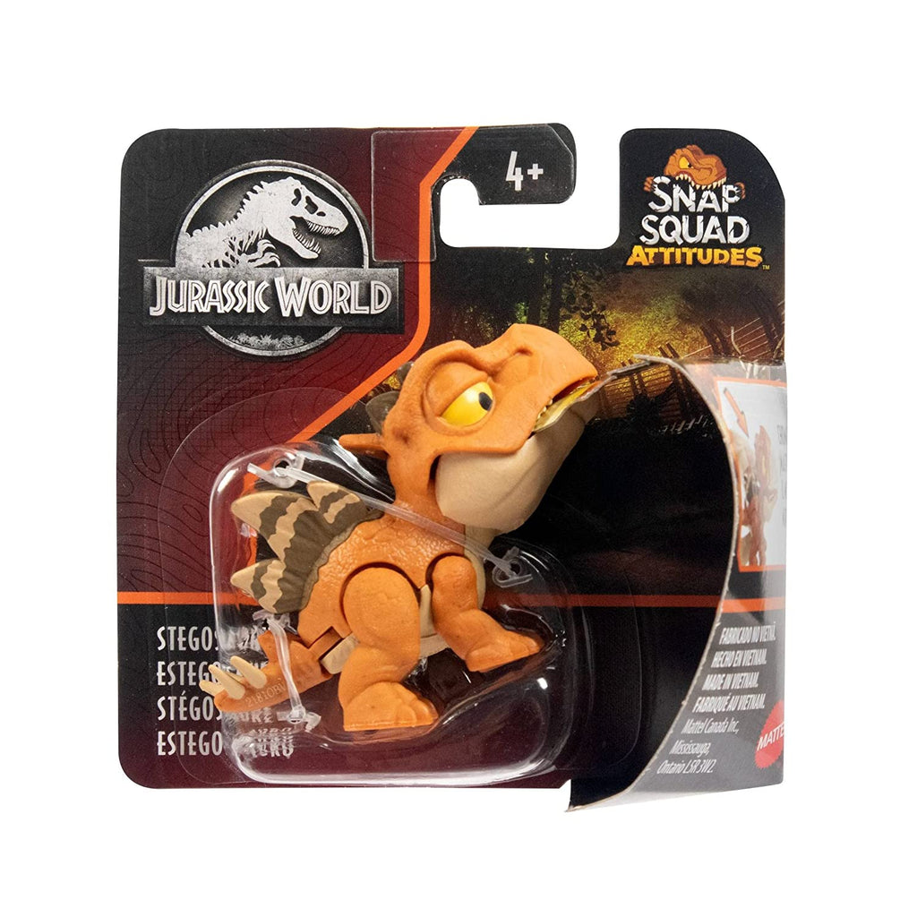 Stegosaurus: Snap Squad Attitudes - Dinosaur Figure | Jurassic World