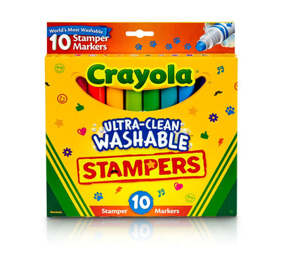 Ultra Clean Stamper Markers, 10 Count | Crayola by Crayola, USA Art & Craft