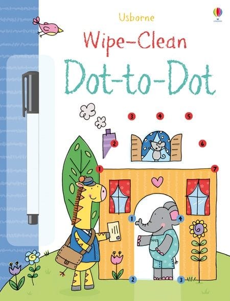 Wipe-Clean Dot-to-Dot - Paperback | Usborne by Usborne Books UK Book