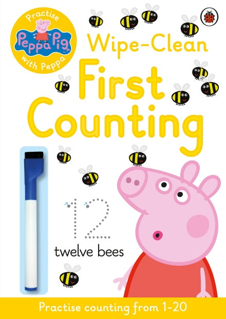 Peppa Pig: Practise with Peppa: Wipe-Clean First Counting - Paperback | Ladybird Books