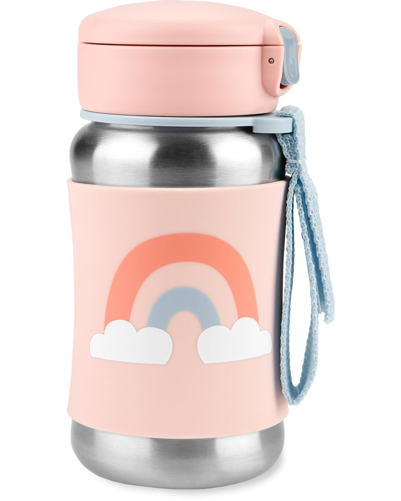 Spark Style Stainless Steel Straw Bottle - Rainbow | Skip Hop