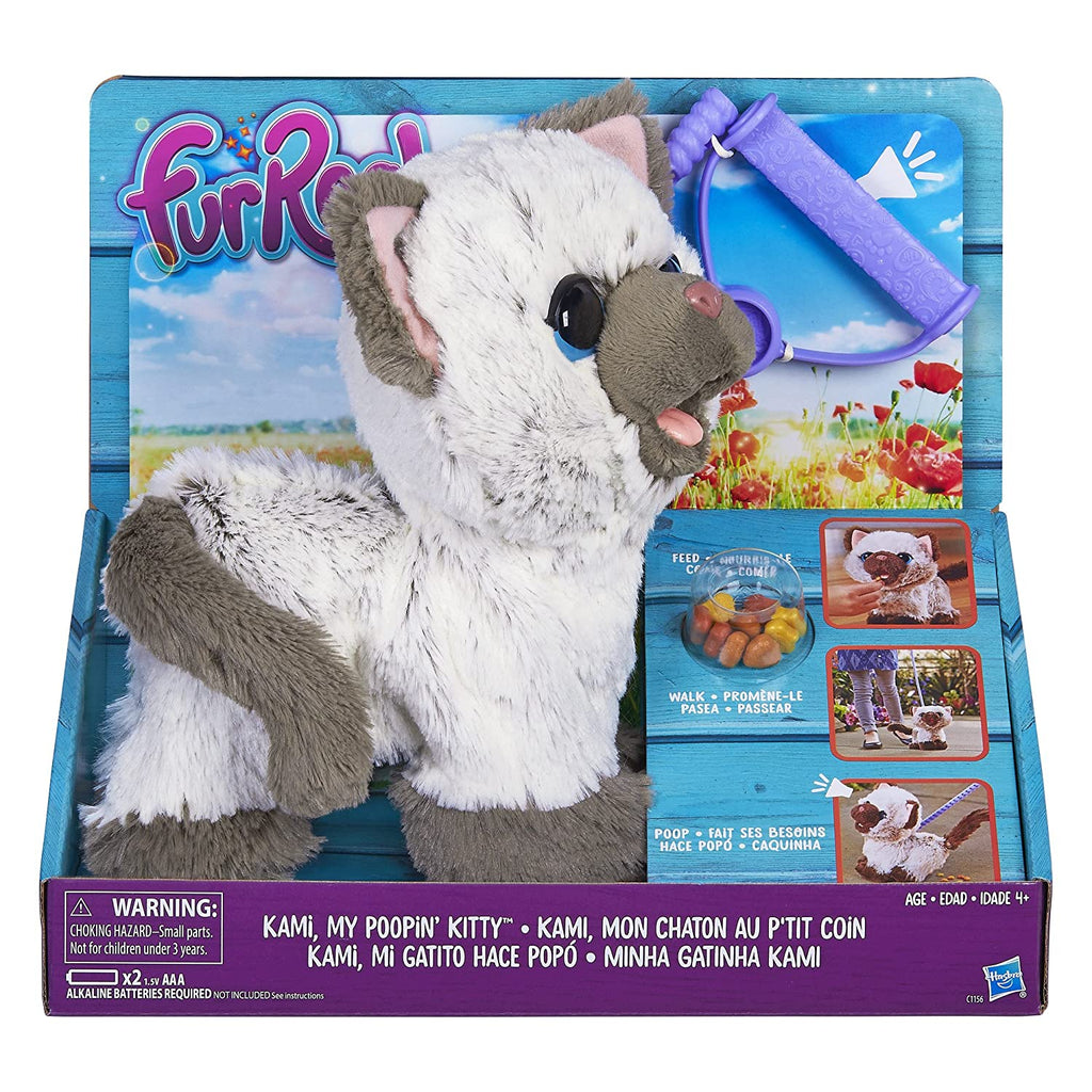 FurReal Kami, My Poopin' Kitty | Hasbro