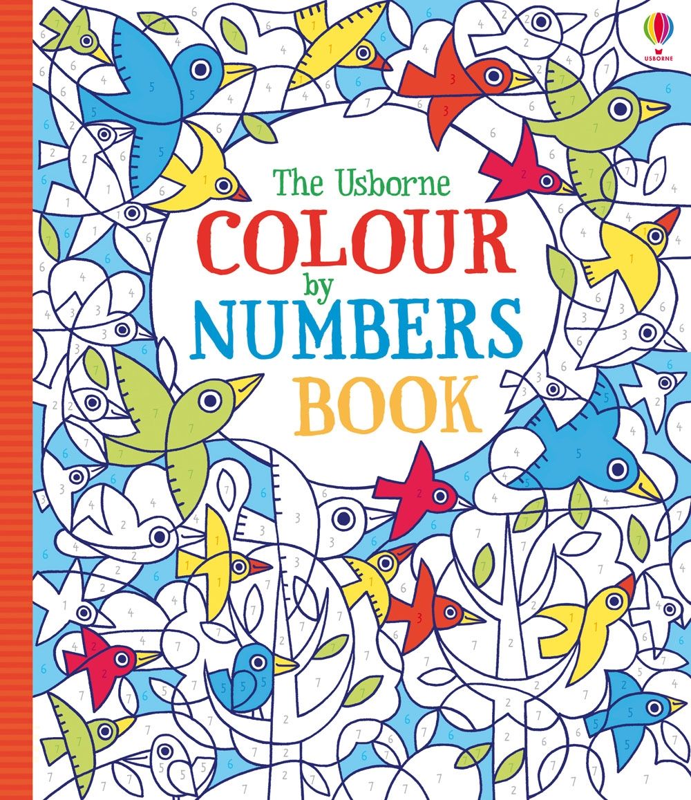 Colour by Numbers Book - Paperback | Usborne