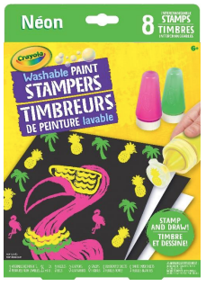Neon Washable Paint Stampers | Crayola