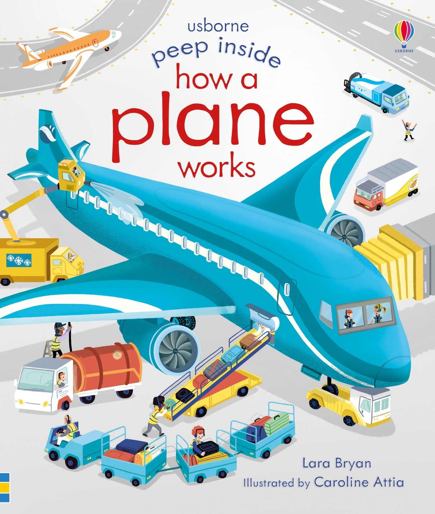 Peep Inside How a Plane Works - Board Book | Usborne