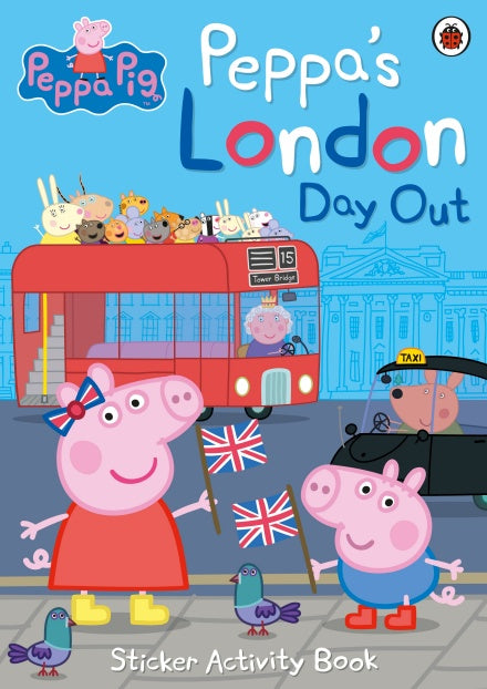 Peppa Pig: Peppa's London Day Out Sticker Activity Book - Paperback | Ladybird Books
