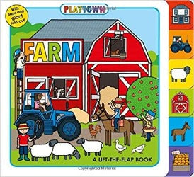 Playtown: Farm: A Lift-the-Flap Book - Krazy Caterpillar 