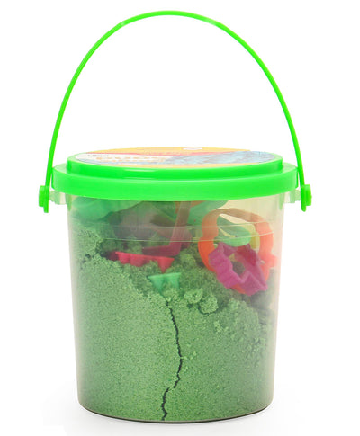 Magic Sand with Moulds: Green - 500 gm | Youreka