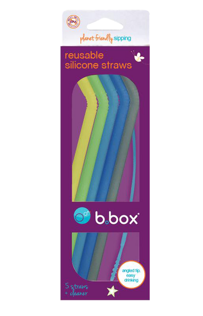 Reusable Silicone Straw - Pack of 5 | B.box