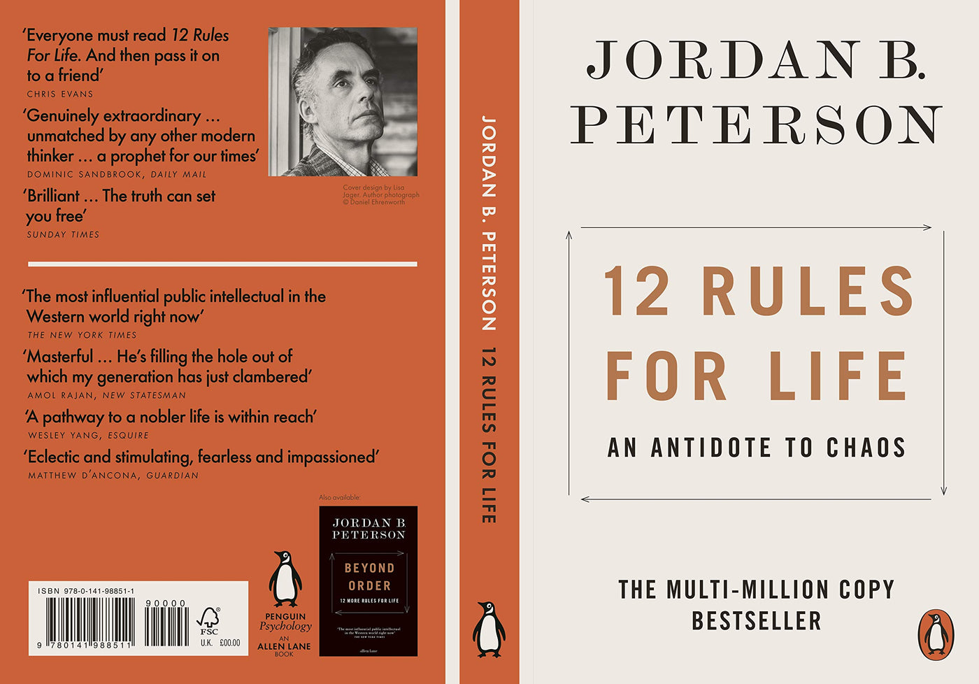 12 Rules for Life: An Antidote to Chaos (Paperback) | Jordan B. Peterson