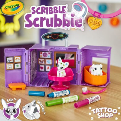 Scribble Scrubbie: Pets Tattoo Shop | Crayola