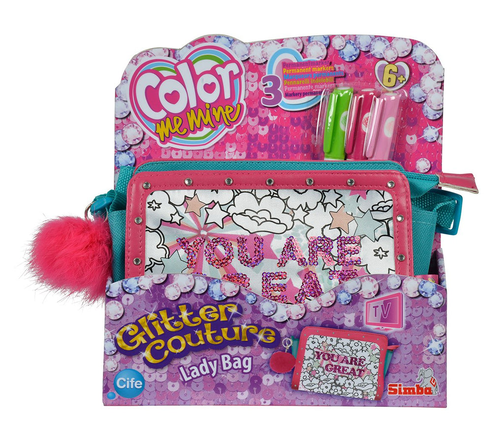 Color Me Mine Glitter Couture Lady Bag | Simba