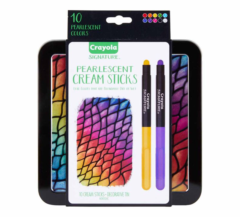 Signature Pearlescent Cream Sticks - 10 Count | Crayola